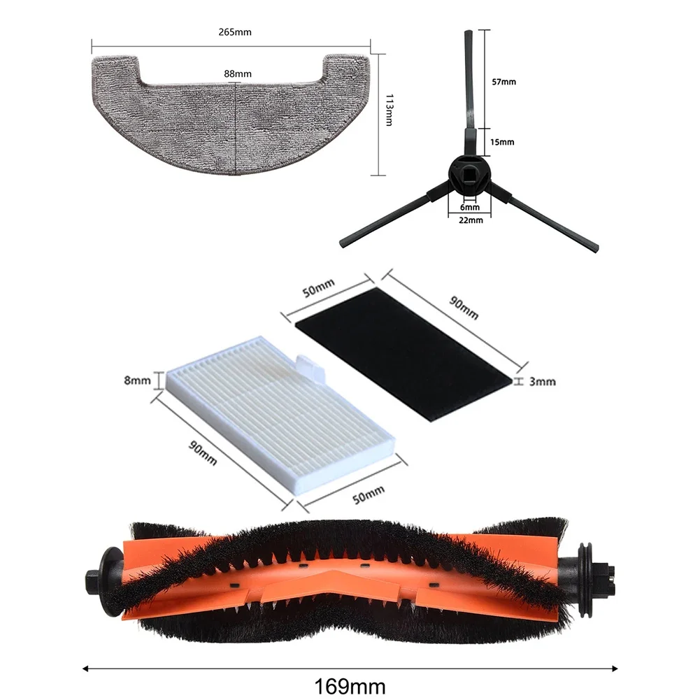 Comprehensive Spare Parts Set For MONSGA MS1 MAX Robot Vacuum Features Brushes Filters Mop Cloths And Dust Bags
Comprehensive Spare Parts Set For MONSGA MS1 MAX Robot Vacuum Features Brushes Filters Mop Cloths And Dust Bags
