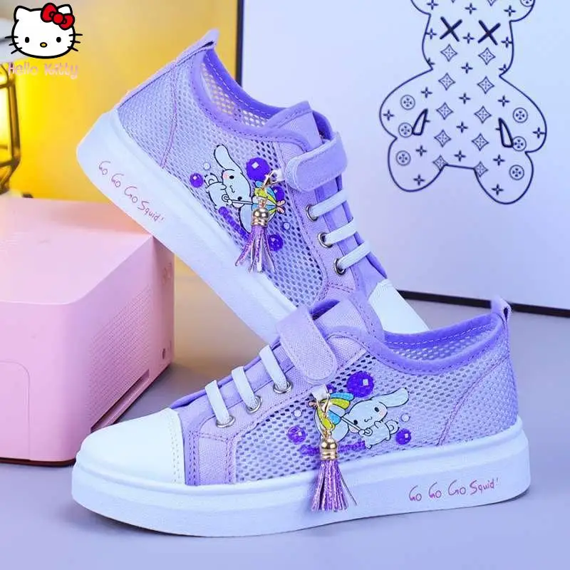 Sanrio Girls Cinnamoroll Canvas Sports Shoes Kawaii Spring Autumn New Anime Cartoon Breathable Mesh Shoes Fashionable Sport Shoe
Sanrio Girls Cinnamoroll Canvas Sports Shoes Kawaii Spring Autumn New Anime Cartoon Breathable Mesh Shoes Fashionable Sport Shoe