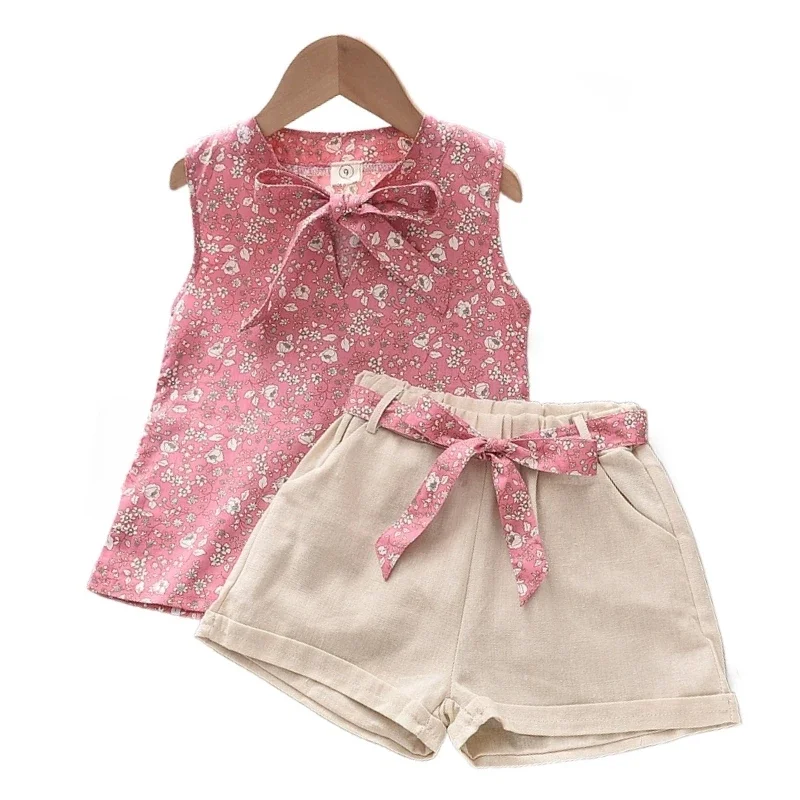 New Summer Baby Girls Clothes Children Sleeveless Vest Shorts 2Pcs/Sets Toddler Clothing Infant Fashion Costume Kids Tracksuits
New Summer Baby Girls Clothes Children Sleeveless Vest Shorts 2Pcs/Sets Toddler Clothing Infant Fashion Costume Kids Tracksuits