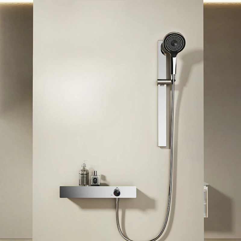 Simple shower set Household small apartment bathroom Roof spray milk white lifting rod split bathtub shower
Simple shower set Household small apartment bathroom Roof spray milk white lifting rod split bathtub shower