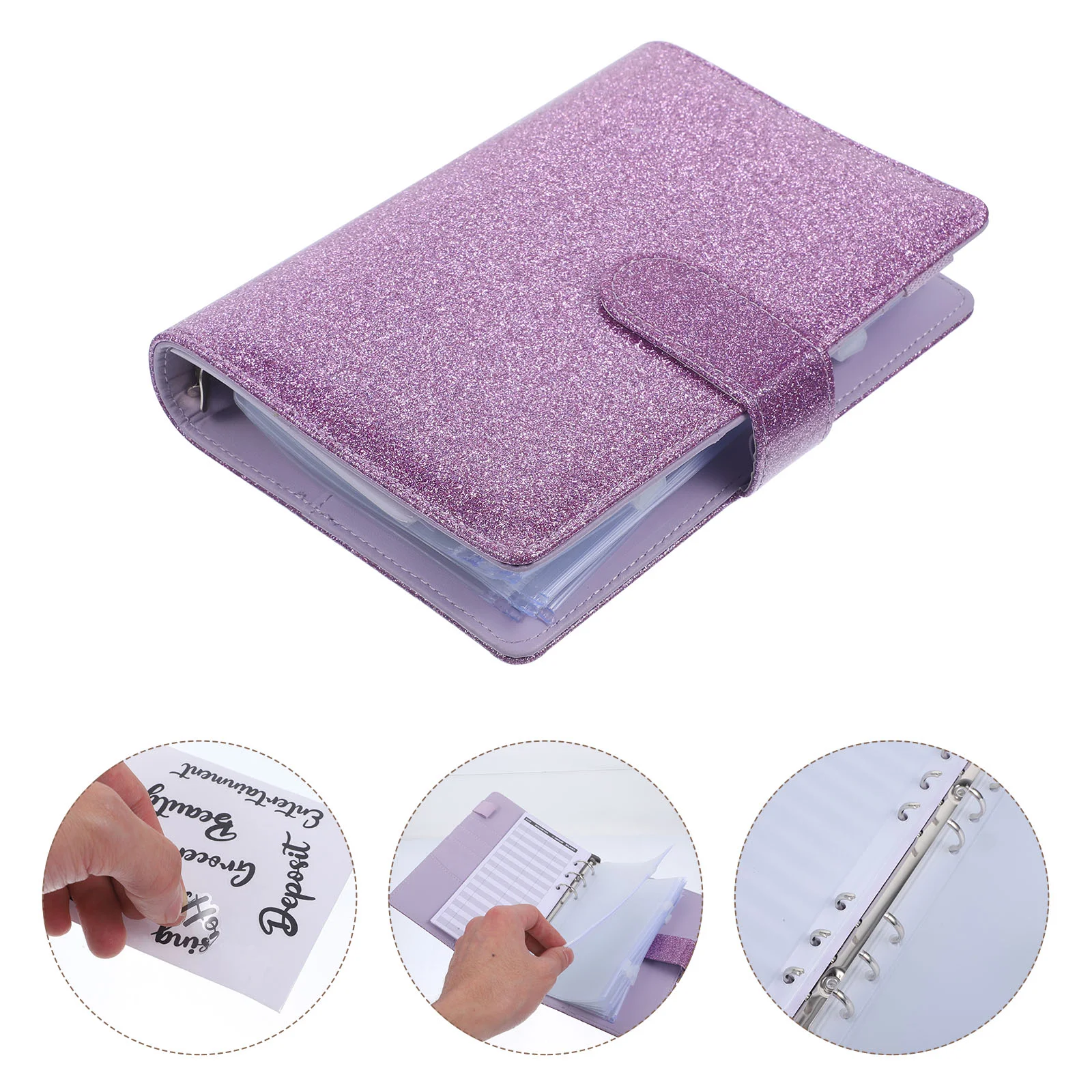 Handbook Loose Leaf Budget Binder Budgeting Cash Envelopes Zipper Stickers Adhesive with
Handbook Loose Leaf Budget Binder Budgeting Cash Envelopes Zipper Stickers Adhesive with