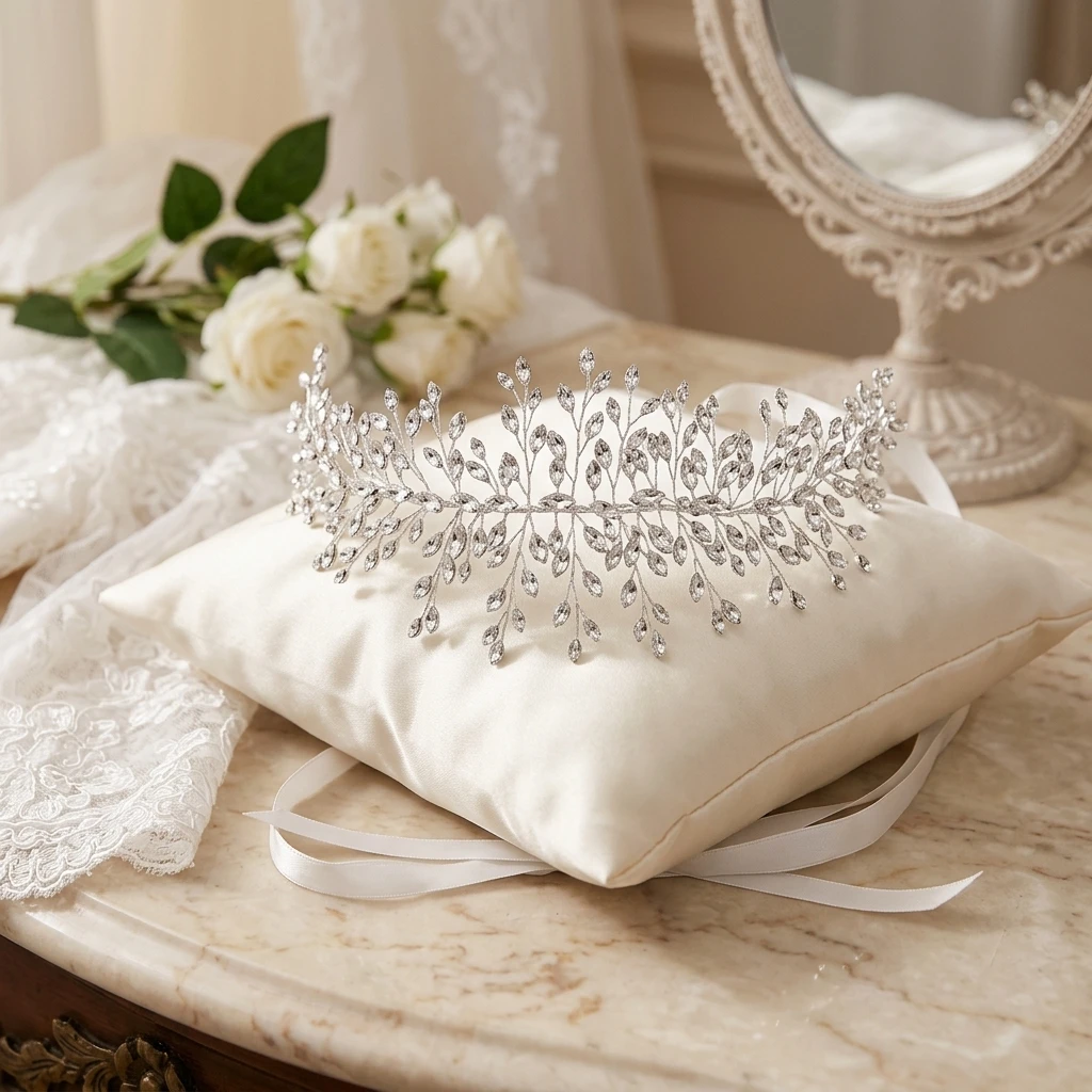 Rhinestone Hairband Alloy Base with Crystal Design for Wedding and Stage Performance
Rhinestone Hairband Alloy Base with Crystal Design for Wedding and Stage Performance