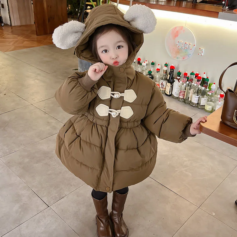 Girls Coat Jacket Cotton Outerwear Windbreak 2023 Cute Thicken Velvet Winter Warm Plus Size Children's Clothing
Girls Coat Jacket Cotton Outerwear Windbreak 2023 Cute Thicken Velvet Winter Warm Plus Size Children's Clothing