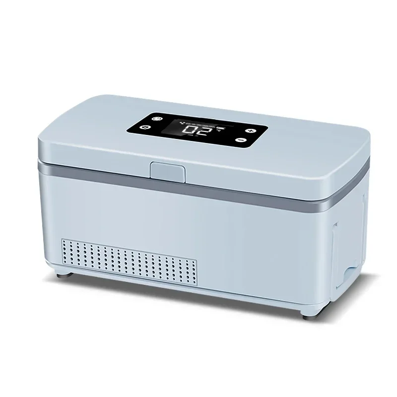 Hot SalesSpot Product 23x11x11.5cm Low Noise Fast Cooling Car Mounted Blue Insulin Refrigerator
Hot SalesSpot Product 23x11x11.5cm Low Noise Fast Cooling Car Mounted Blue Insulin Refrigerator