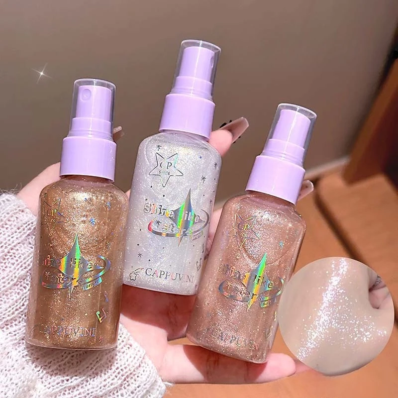 Body Glitter Spray Diamond Fine Shimmer Glossy Finish Creates Charming Look Affordable Daily Beauty Spray Makeup Highlighter
Body Glitter Spray Diamond Fine Shimmer Glossy Finish Creates Charming Look Affordable Daily Beauty Spray Makeup Highlighter