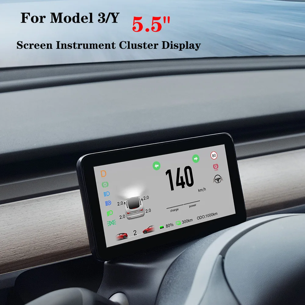 NEW Model 3 Y 5.5" Screen Instrument Cluster Display For Tesla Model 3 Model Y Heads Up Display For Tesla HUD Cluster
NEW Model 3 Y 5.5" Screen Instrument Cluster Display For Tesla Model 3 Model Y Heads Up Display For Tesla HUD Cluster