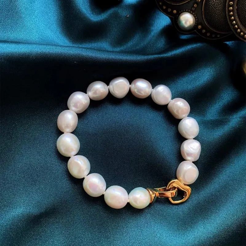 Minar Dainty Irregular Baroque Freshwater Pearl Beaded Strand Bracelets for Women Gold Plated Copper Heart-shaped Toggle-clasp
Minar Dainty Irregular Baroque Freshwater Pearl Beaded Strand Bracelets for Women Gold Plated Copper Heart-shaped Toggle-clasp