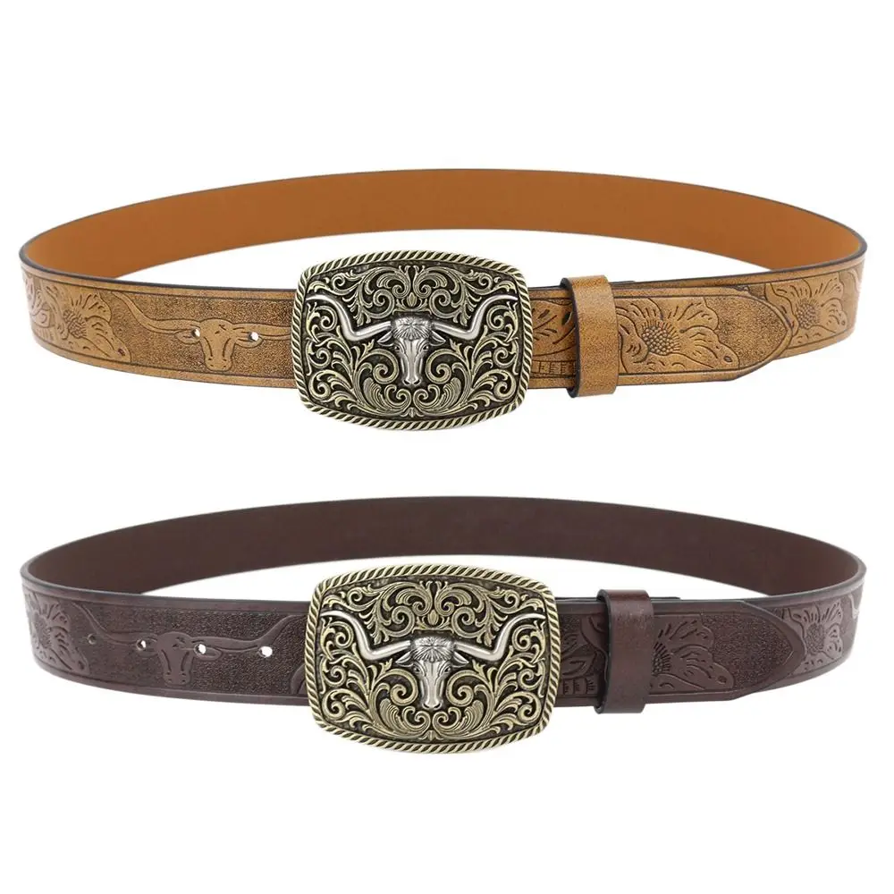 Hat Pattern Mens Western Cowboy Belt Fashion PU Leather Wide Buckle Belt Vintage Waistband Mens
Hat Pattern Mens Western Cowboy Belt Fashion PU Leather Wide Buckle Belt Vintage Waistband Mens