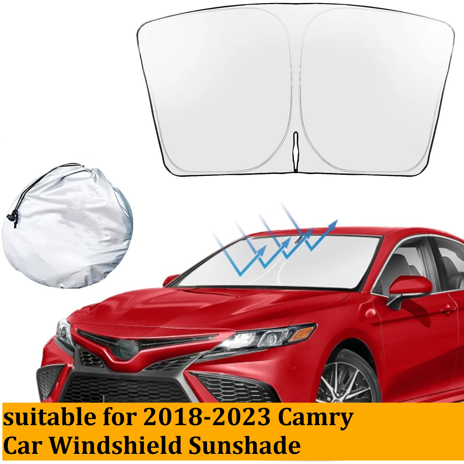 Car Windshield Sunshade Car Accessories for Camry 2018-2023 LE XLE Hybird XSE Silver Tape Car Window Sunshade Foldable UV Proof
Car Windshield Sunshade Car Accessories for Camry 2018-2023 LE XLE Hybird XSE Silver Tape Car Window Sunshade Foldable UV Proof