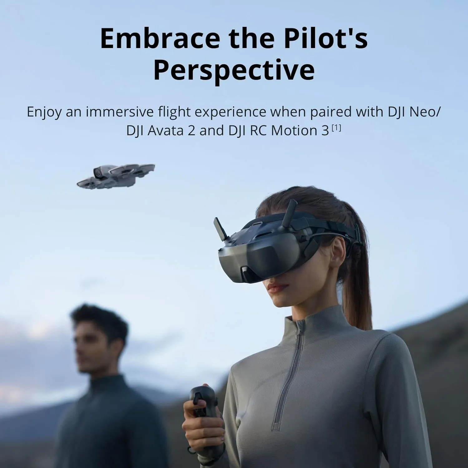 DJI Goggles N3 for Avata 2 & Neo – 1080p, 13km O4, 2.7h, Head Tracking Used
DJI Goggles N3 for Avata 2 & Neo – 1080p, 13km O4, 2.7h, Head Tracking Used