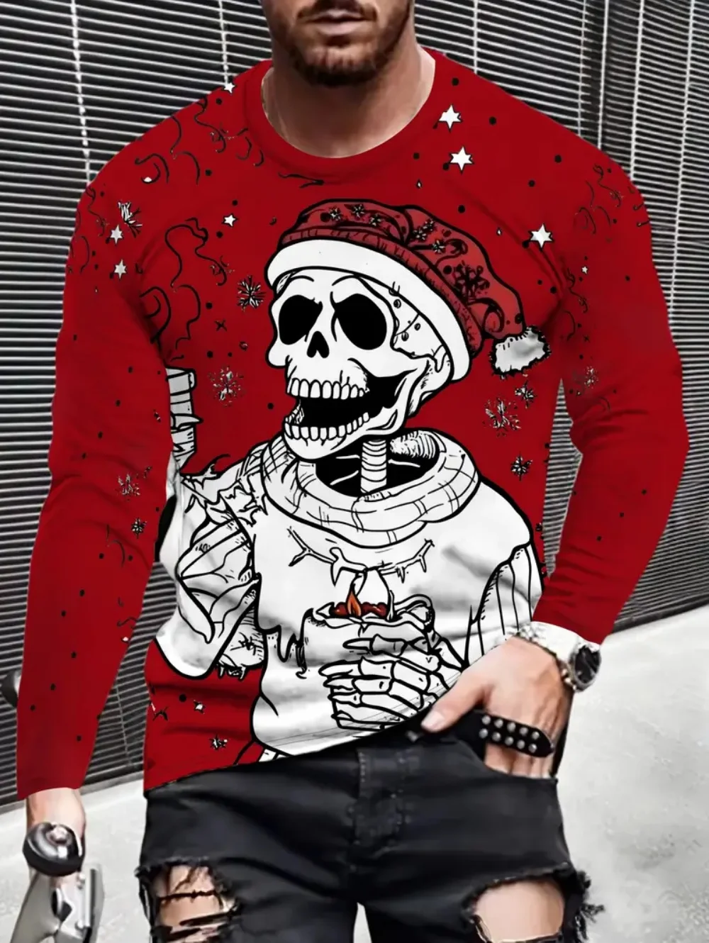 T-Shirts for Man Christmas Santa Claus 3D Print Casual Men's Long Sleeve Tee Pullover Crew Neck Y2k Tops Autumn Men's Clothing
T-Shirts for Man Christmas Santa Claus 3D Print Casual Men's Long Sleeve Tee Pullover Crew Neck Y2k Tops Autumn Men's Clothing