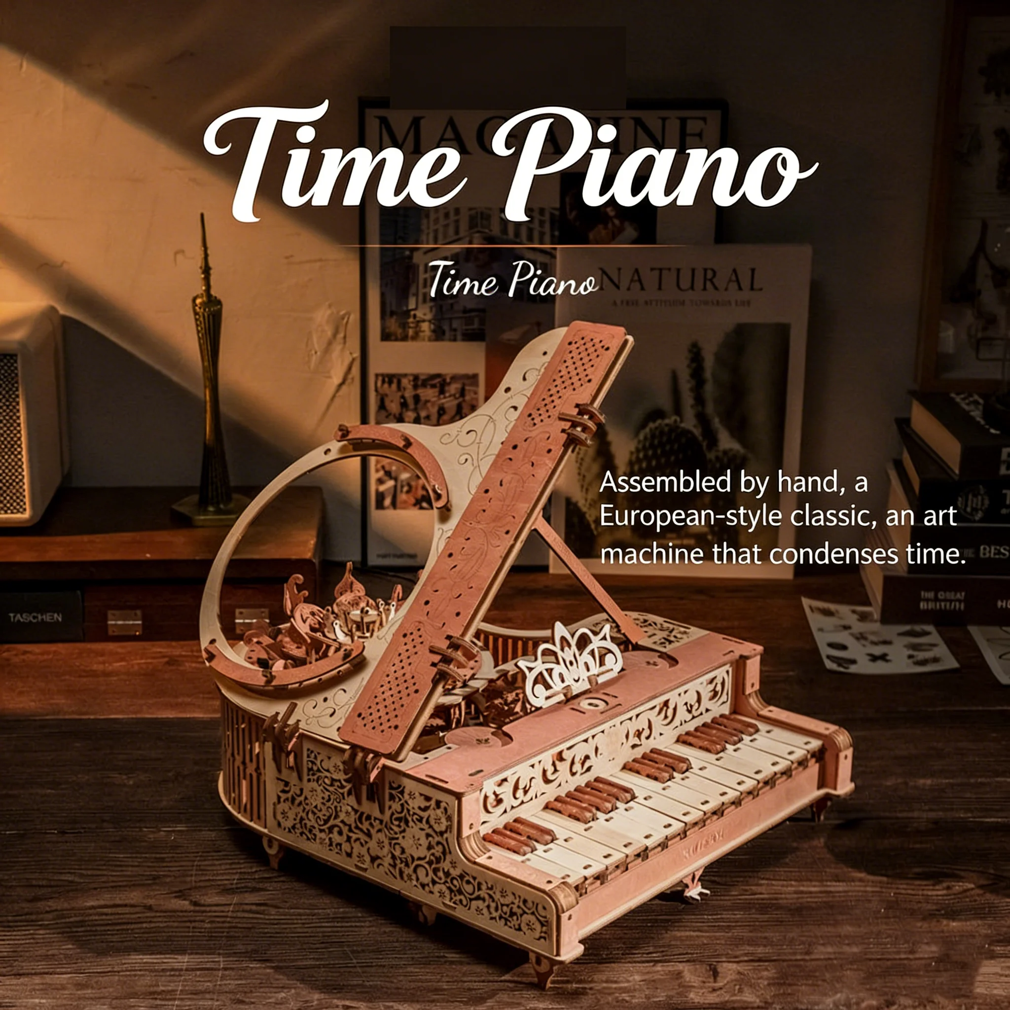 DIY Wooden Bluetooth Piano with Real Working Keys, Creative Music Box Building Kit, Unique Birthday Gift for Girls and Women
DIY Wooden Bluetooth Piano with Real Working Keys, Creative Music Box Building Kit, Unique Birthday Gift for Girls and Women