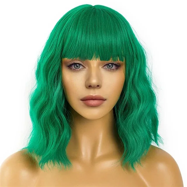 Synthetic Water Wave Short Curly Wig Full Head Cosplay Costume Wig for Party Carnival Halloween Festival Anime Styling
Synthetic Water Wave Short Curly Wig Full Head Cosplay Costume Wig for Party Carnival Halloween Festival Anime Styling