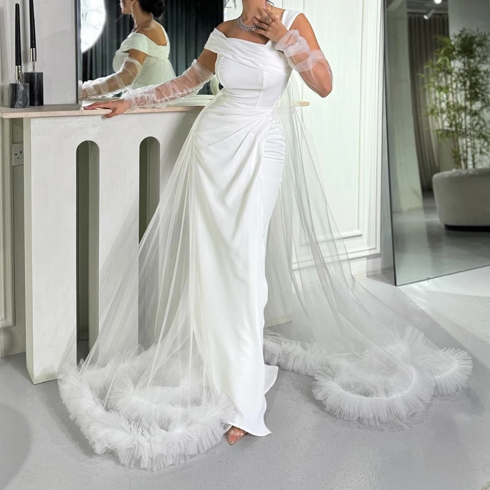 Customized Exquisite Draped Pleat Strapless Floor Length Straight Special Occasion Gowns Chiffon Detachable Sleeve Vestido De Fe
Customized Exquisite Draped Pleat Strapless Floor Length Straight Special Occasion Gowns Chiffon Detachable Sleeve Vestido De Fe