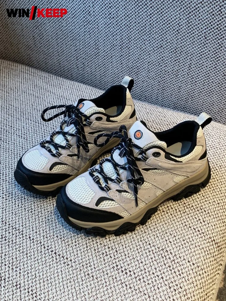 New Outdoor Sport Shoes Women Climbing Shoes Breathable Lace Up Spliced Non Slip Spring Summer Ladies Platform Hiking Sneakers
New Outdoor Sport Shoes Women Climbing Shoes Breathable Lace Up Spliced Non Slip Spring Summer Ladies Platform Hiking Sneakers