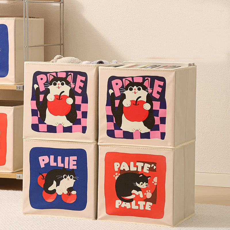 Storage Cartoon style multi-functional bedroom clothing and magazines Large capacity thick fabric moisture-proof organizing box
Storage Cartoon style multi-functional bedroom clothing and magazines Large capacity thick fabric moisture-proof organizing box