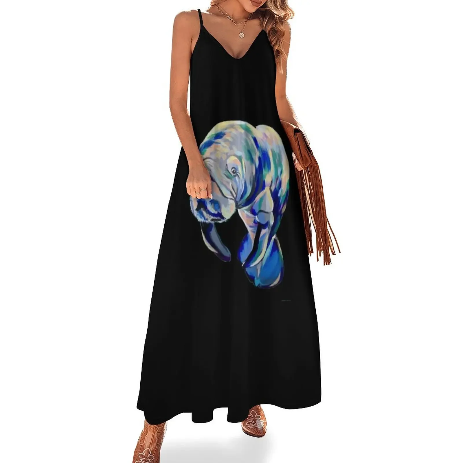 Manatee Painting - Gift For Manatee Lovers - Manatee Gift Sleeveless Dress Woman clothing women clothes Dress for pregnant women
Manatee Painting - Gift For Manatee Lovers - Manatee Gift Sleeveless Dress Woman clothing women clothes Dress for pregnant women