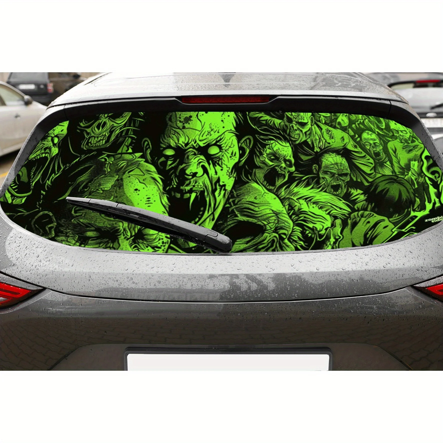 Green Shadow Zombies ПВХ перфорированные автомобильные виниловые обертывания, прочная наклейка на заднее лобовое стекло автомобиля, водонепроницаемая наклейка на заднее окно автомобиля, Priv
Green Shadow Zombies ПВХ перфорированные автомобильные виниловые обертывания, прочная наклейка на заднее лобовое стекло автомобиля, водонепроницаемая наклейка на заднее окно автомобиля, Priv