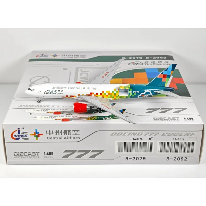 JC Wings Diecast 1/400 Scale LH4317C Zhongzhou Airlines B777-200F B-2079 Alloy Aircraft Model Collection Display Decoration Gift
JC Wings Diecast 1/400 Scale LH4317C Zhongzhou Airlines B777-200F B-2079 Alloy Aircraft Model Collection Display Decoration Gift