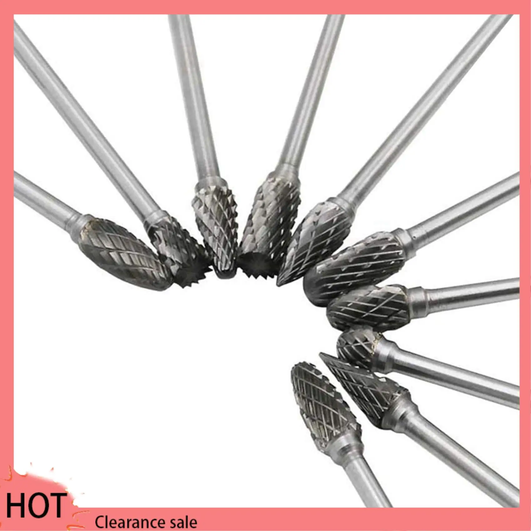 A88Z 30Pc 4 Inch Long Double Cut Tungsten Solid Carbide Rotary Burrs Set 1/8 Inch(3Mm) Shank Twist Drill Bit For Rotary Tools
A88Z 30Pc 4 Inch Long Double Cut Tungsten Solid Carbide Rotary Burrs Set 1/8 Inch(3Mm) Shank Twist Drill Bit For Rotary Tools