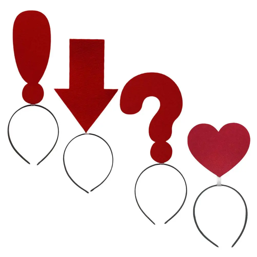 4 Pcs Symbol Heart Headband Boppers Washing Face Women Party Supplies Cosplay Event Wedding Accessories Comfort Material
4 Pcs Symbol Heart Headband Boppers Washing Face Women Party Supplies Cosplay Event Wedding Accessories Comfort Material