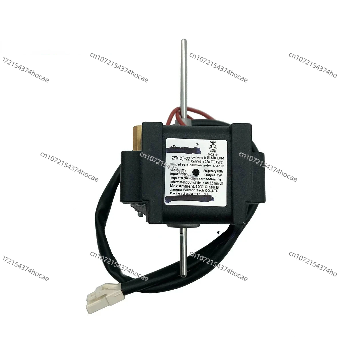 Refrigerator Accessories Refrigeration Fan Input 22W Output 4W 1550RPM 115V ZYD-2J-22 Series Freezer Fan Shaded-Pole Motor
Refrigerator Accessories Refrigeration Fan Input 22W Output 4W 1550RPM 115V ZYD-2J-22 Series Freezer Fan Shaded-Pole Motor