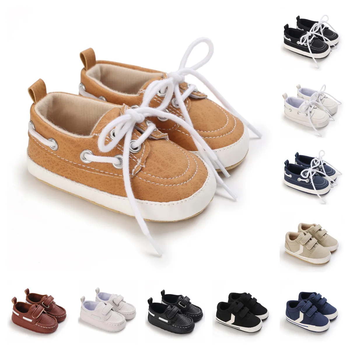 New Spring And Autumn Baby Non-slip Casual Toddler Shoes Baby Comfortable Flat White Edge Simple Casual Shoes
New Spring And Autumn Baby Non-slip Casual Toddler Shoes Baby Comfortable Flat White Edge Simple Casual Shoes