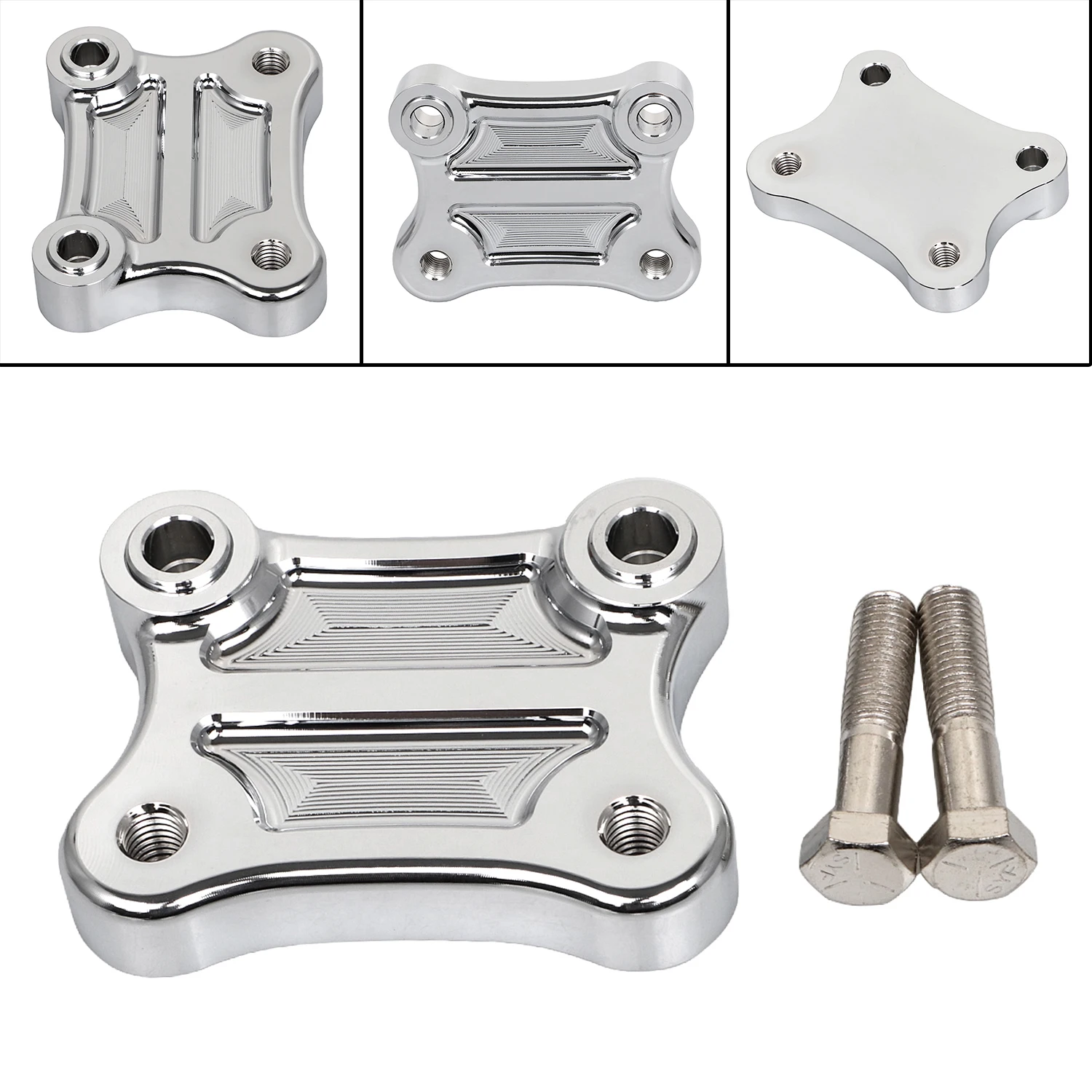 Chrome Aluminum Motorcycle Handlebar Rise Pull Back Plate Bracket For Harley Street Electra Glide FLHT FLHTCU FLHTK FLHX FLHXS
Chrome Aluminum Motorcycle Handlebar Rise Pull Back Plate Bracket For Harley Street Electra Glide FLHT FLHTCU FLHTK FLHX FLHXS