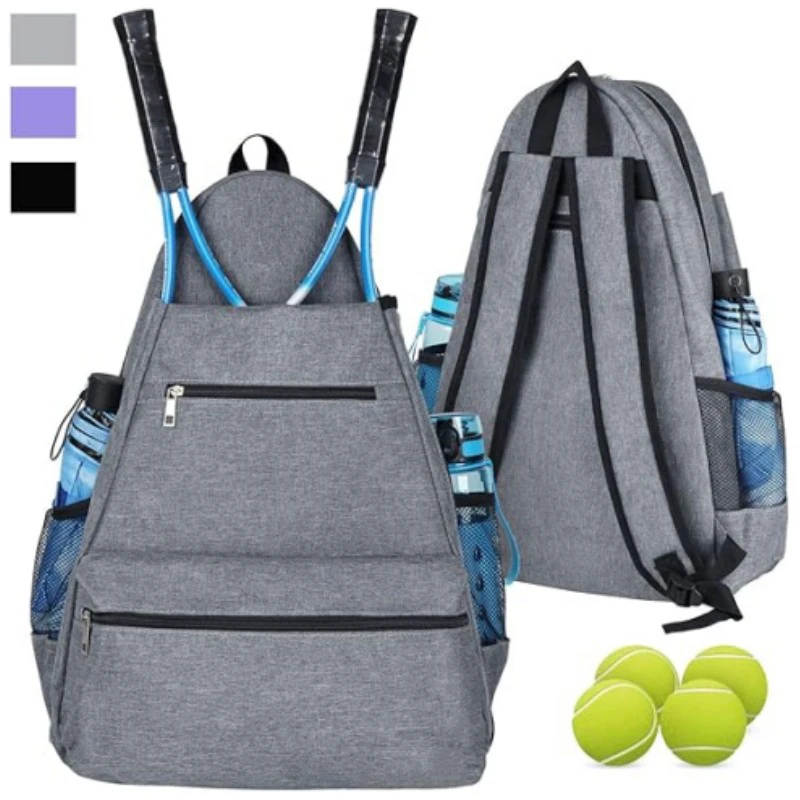Pickball Tennis Backpack Lightweight Sports Gym Shoulder Bag Holds 2 Rackets with Side Net Pocket Fitness Training Handbag
Pickball Tennis Backpack Lightweight Sports Gym Shoulder Bag Holds 2 Rackets with Side Net Pocket Fitness Training Handbag