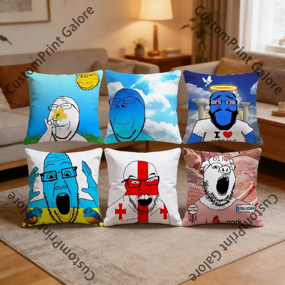 Wojak Soyjak Its Over HD Print Square Pillow Cover Polyester Lightweight Customizable for Home Office Sofa Decor
Wojak Soyjak Its Over HD Print Square Pillow Cover Polyester Lightweight Customizable for Home Office Sofa Decor