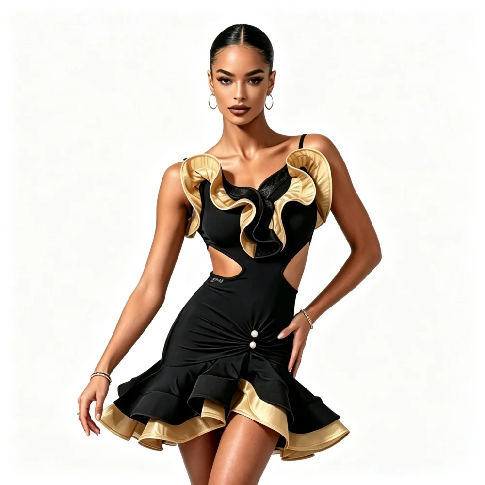 Women Red Rose Latin Dance Costume Mesh Backless Bodysuit Burgundy Fringe Leather Skirt Salsa Cha Cha Practice Dance Dress
Women Red Rose Latin Dance Costume Mesh Backless Bodysuit Burgundy Fringe Leather Skirt Salsa Cha Cha Practice Dance Dress