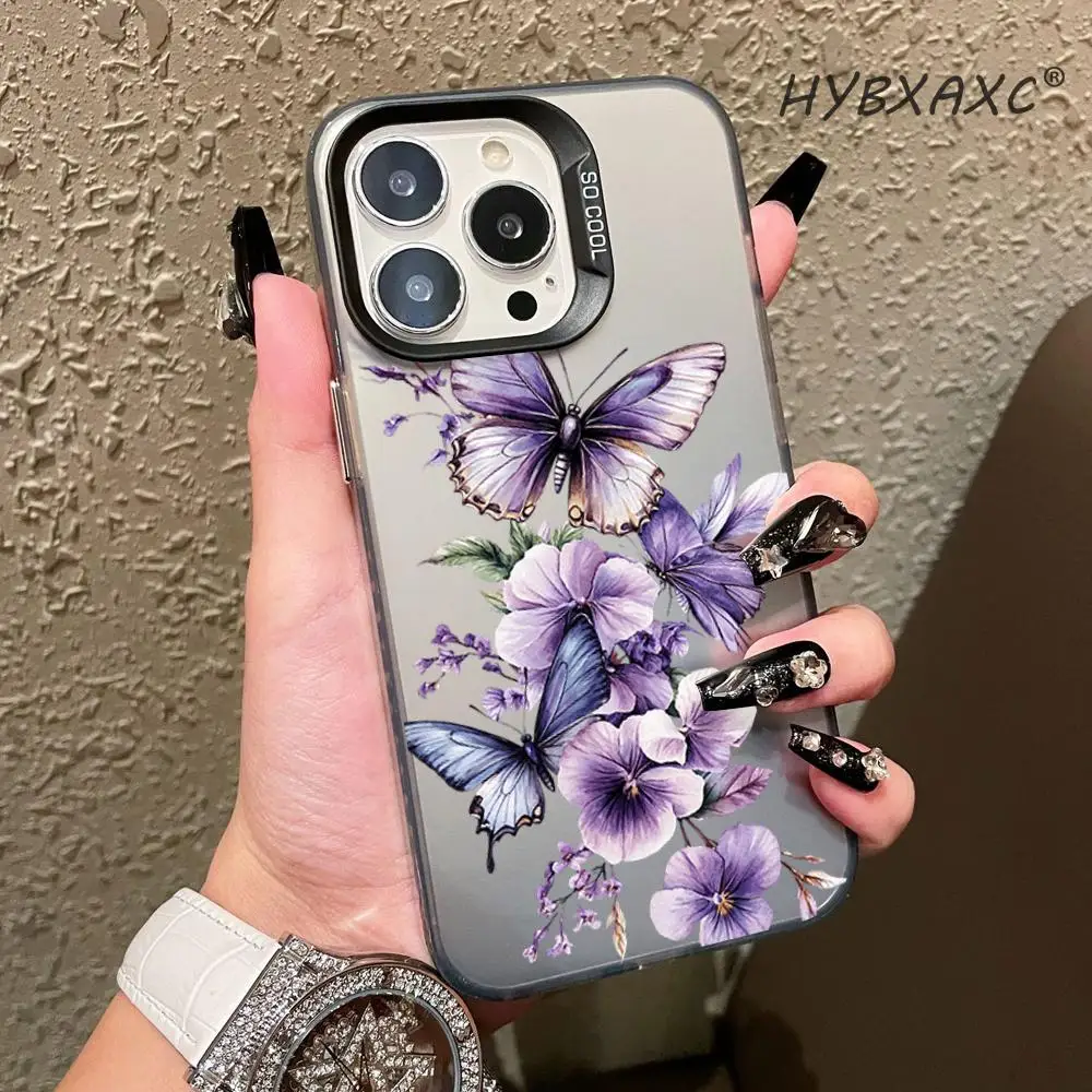 Creative Butterfly Flower Pattern Phone Case For iPhone 17 16 Pro Max 15 14 13 12 11 XS X XR 16E 7 8 Plus 17Air Cover HYBXAXC
Creative Butterfly Flower Pattern Phone Case For iPhone 17 16 Pro Max 15 14 13 12 11 XS X XR 16E 7 8 Plus 17Air Cover HYBXAXC