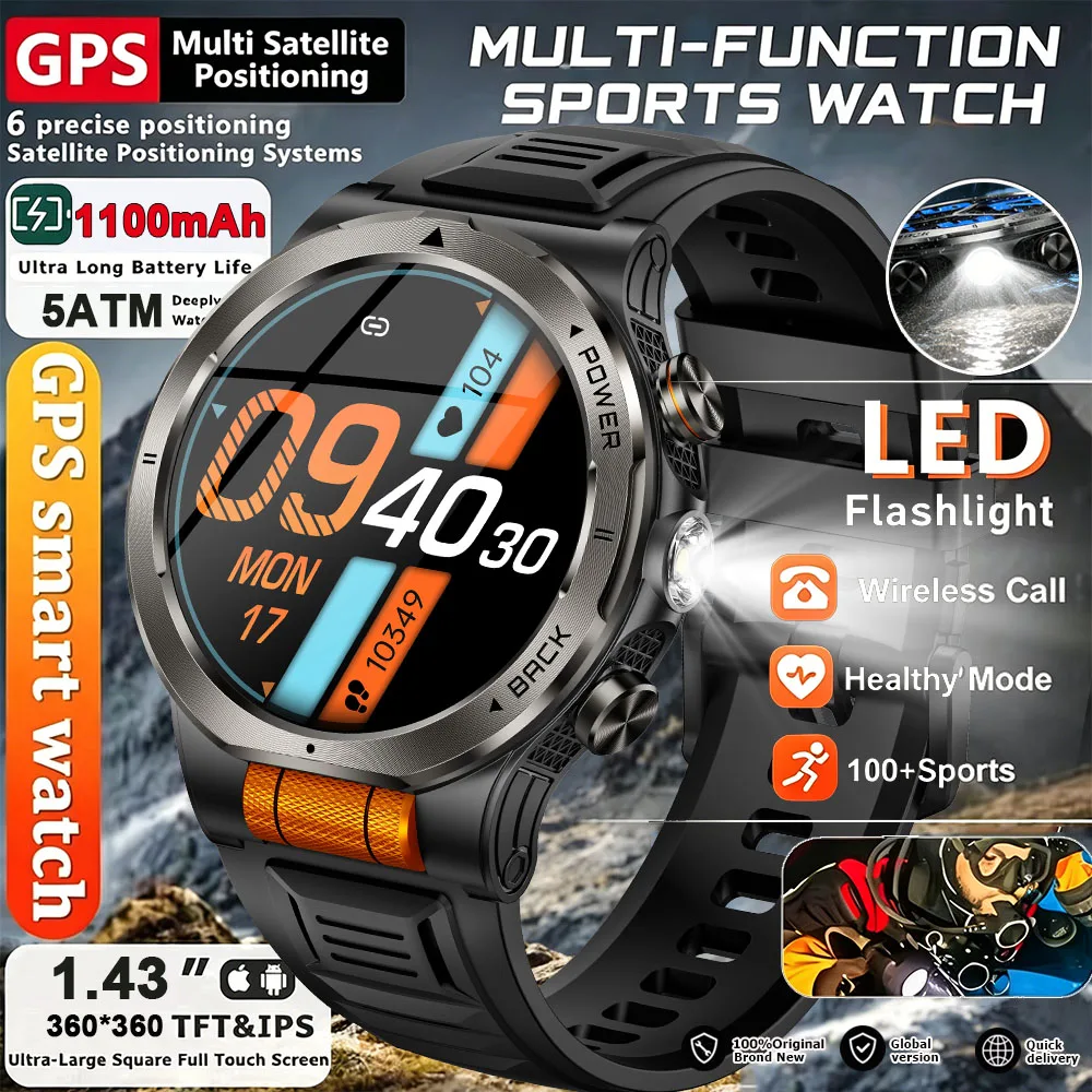 2026 New T-Rex3 Pro 1100mAh Battery Smart Watch GPS path 5ATM Waterproof Sports Run tracker Outdoors Compass Military Smartwatch
2026 New T-Rex3 Pro 1100mAh Battery Smart Watch GPS path 5ATM Waterproof Sports Run tracker Outdoors Compass Military Smartwatch