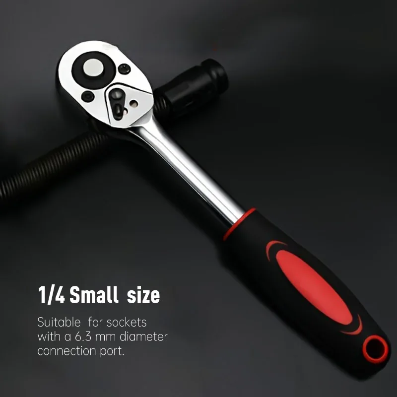 Quick Ratchet Wrench 1/2 1/4 3/8 Big Flying Small Flying Medium Flying Two-way Socket Wrench Auto Repair Hardware Tool S
Quick Ratchet Wrench 1/2 1/4 3/8 Big Flying Small Flying Medium Flying Two-way Socket Wrench Auto Repair Hardware Tool S