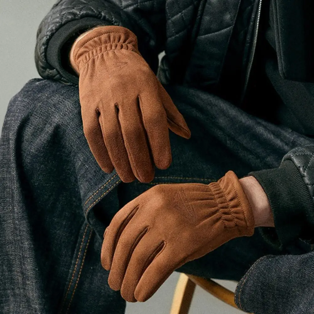 Thicken Men Full Finger Mittens Warm Touch Screen Man Suede Gloves Ski Mittens Cycling Gloves Five Finger Driving Gloves
Thicken Men Full Finger Mittens Warm Touch Screen Man Suede Gloves Ski Mittens Cycling Gloves Five Finger Driving Gloves