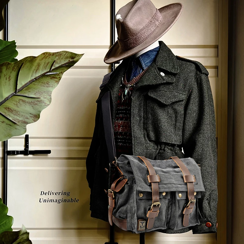 American Retro Photography Bag Single Shoulder Canvas Bag for Men And Women Wartime Mail Carrier Crossbody Bag
American Retro Photography Bag Single Shoulder Canvas Bag for Men And Women Wartime Mail Carrier Crossbody Bag