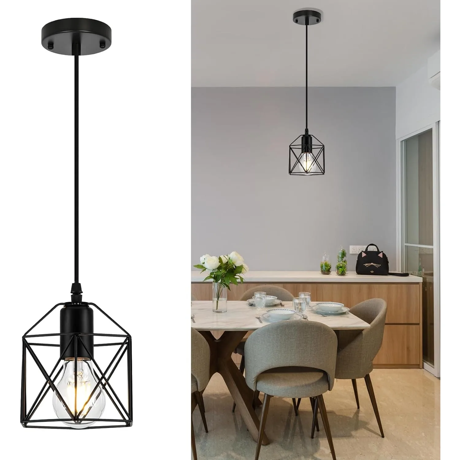 JOYINLED черные подвесные светильники для кухни, острова1-светильник, подвесной подвесной светильник, подвесной светильник для фермерского дома, спальни, столовой
JOYINLED черные подвесные светильники для кухни, острова1-светильник, подвесной подвесной светильник, подвесной светильник для фермерского дома, спальни, столовой