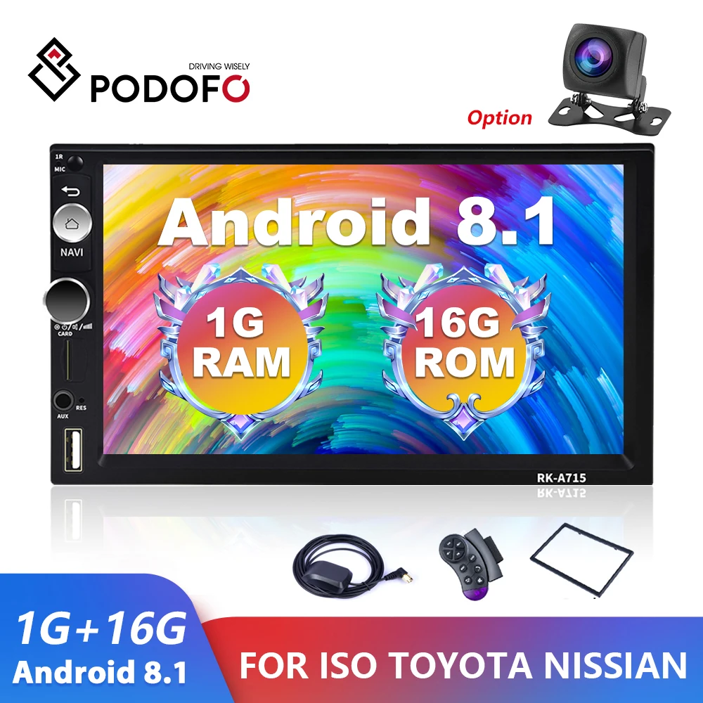 Автомагнитола Podofo, мультимедийный плеер на Android, с 7 "экраном, FM радио, GPS, Bluetooth, для Hyundai, Nissan, Toyota, Kia, Honda, VW, типоразмер 2 Din
Автомагнитола Podofo, мультимедийный плеер на Android, с 7 "экраном, FM радио, GPS, Bluetooth, для Hyundai, Nissan, Toyota, Kia, Honda, VW, типоразмер 2 Din
