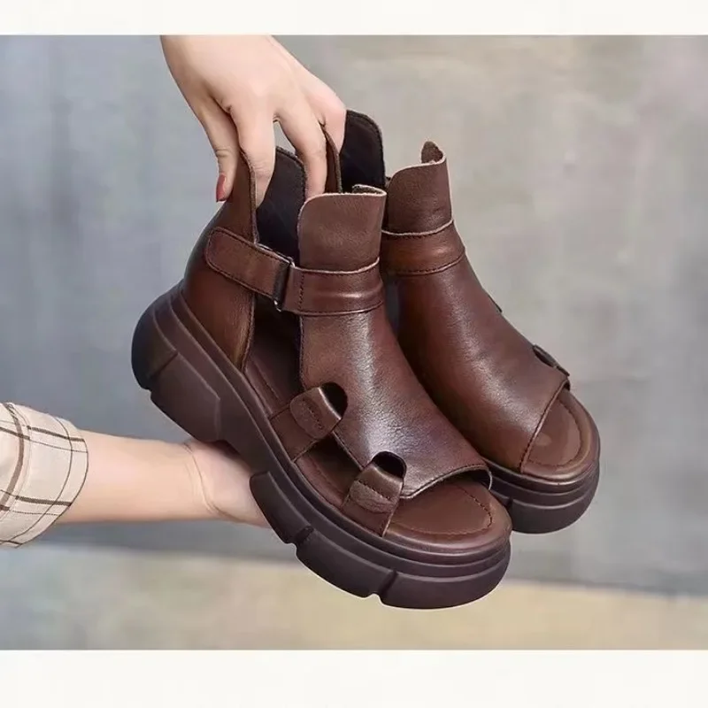 Женские сандалии, женские сандалии с мягкой строчкой, удобные сандалии на плоской подошве, женская пляжная обувь с открытым носком, женская обувь Sandalias Treking
Женские сандалии, женские сандалии с мягкой строчкой, удобные сандалии на плоской подошве, женская пляжная обувь с открытым носком, женская обувь Sandalias Treking