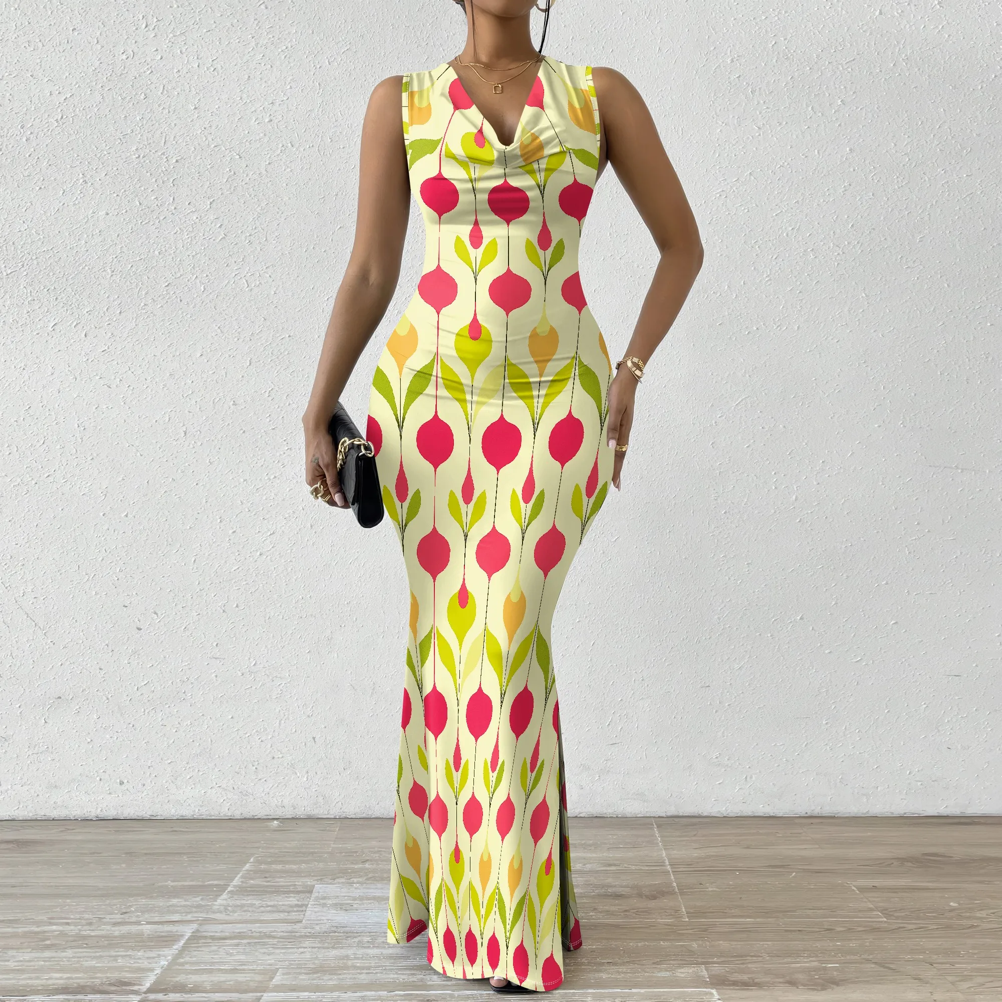 Scandi Floral Print Summer Maxi Dress 2025 New Arrival Sleeveless Bodycon Dress S-2XL for Picnic or Art Market
Scandi Floral Print Summer Maxi Dress 2025 New Arrival Sleeveless Bodycon Dress S-2XL for Picnic or Art Market