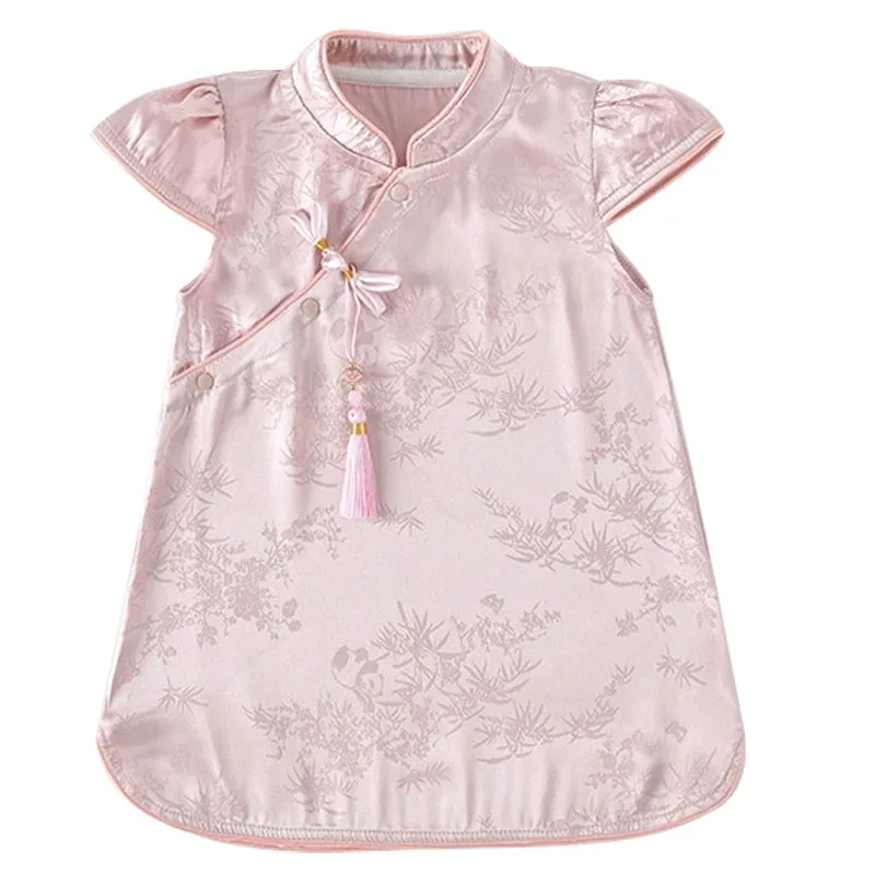 2026 Summer Birthday Dresses Luxury For Girls Fashion Chinese Style Pink Cute Sleeveless Baby Princess Dress Kids Clothes B469
2026 Summer Birthday Dresses Luxury For Girls Fashion Chinese Style Pink Cute Sleeveless Baby Princess Dress Kids Clothes B469