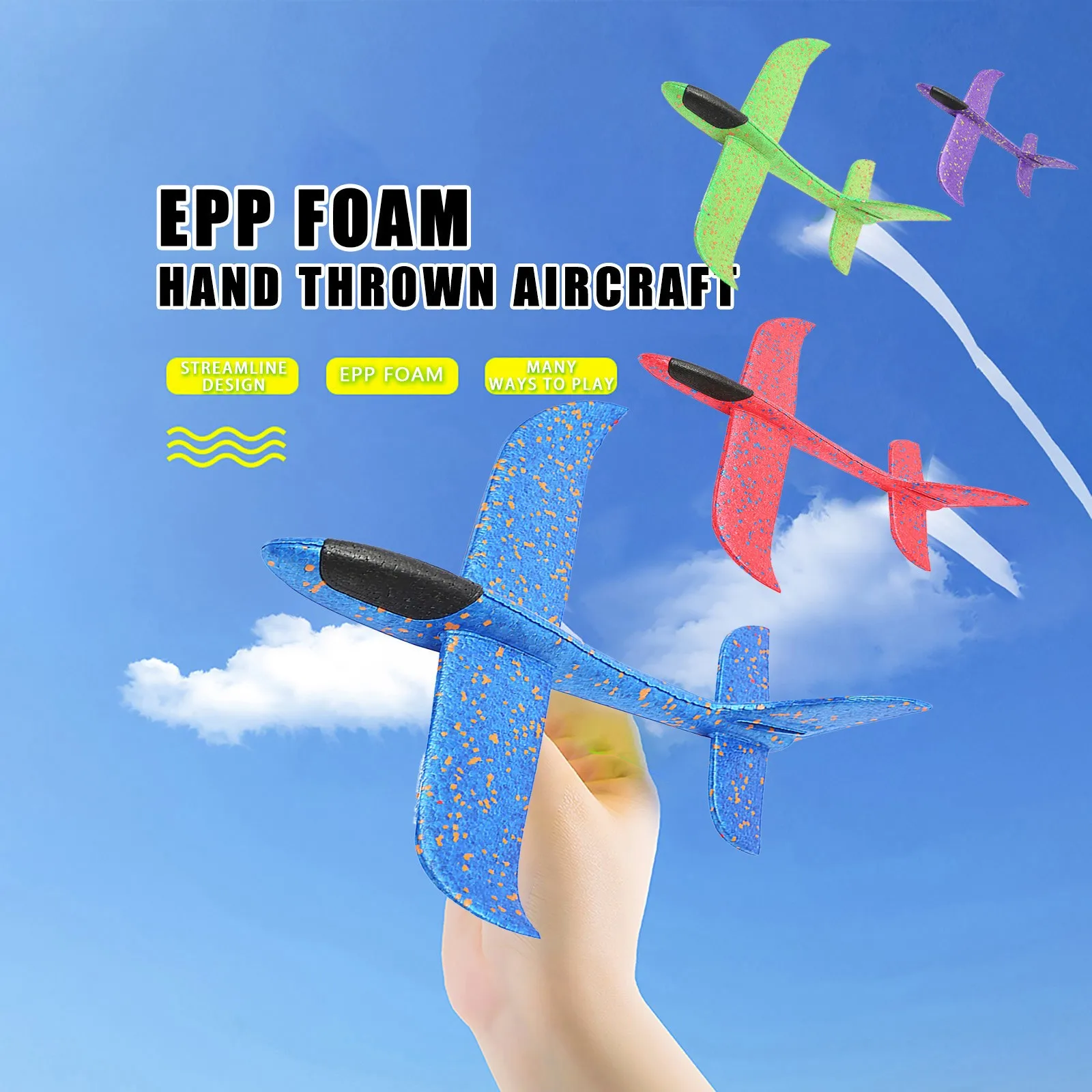 Hand Thrown Airplane Toy Hand Thrown Gliding Foam Airplane Model Soft Impact Resistant Children'S Educational Toy
Hand Thrown Airplane Toy Hand Thrown Gliding Foam Airplane Model Soft Impact Resistant Children'S Educational Toy