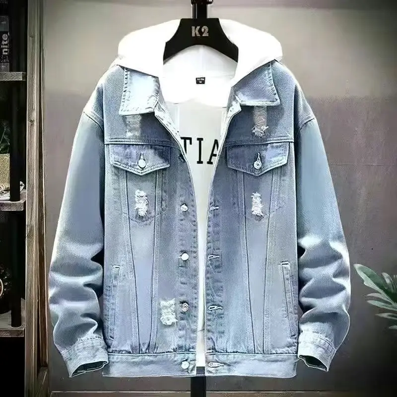 Good-looking Jacket Autumn and Winter High-end Brand Embroidery Denim Coat Men's Retro Wash Lapel Slim Large Size Jacket Gown
Good-looking Jacket Autumn and Winter High-end Brand Embroidery Denim Coat Men's Retro Wash Lapel Slim Large Size Jacket Gown