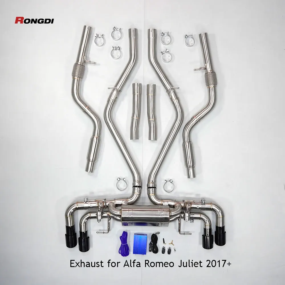 Modification High-Performance Catback Muffler Exhaust System for Alfa Romeo 2.9t 304 Stainless Steel Sporty Design, Unmatched S
Modification High-Performance Catback Muffler Exhaust System for Alfa Romeo 2.9t 304 Stainless Steel Sporty Design, Unmatched S