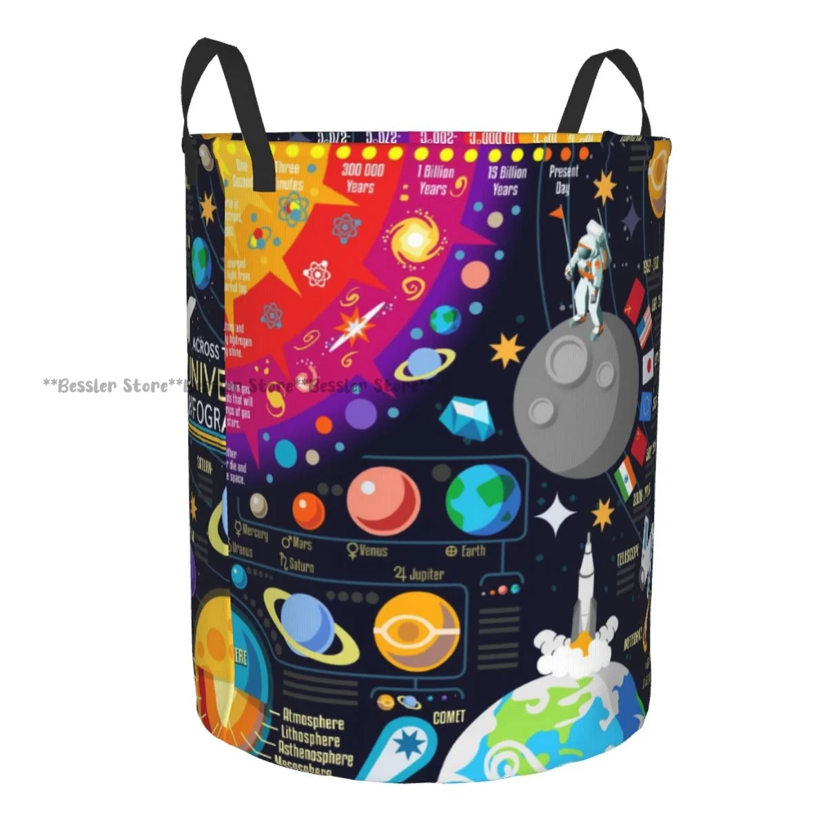 Корзина для грязного белья Galaxy Universe Planets Юпитер Comet Skyrocket Астронавт Солнечная система Складное ведро для хранения одежды
Корзина для грязного белья Galaxy Universe Planets Юпитер Comet Skyrocket Астронавт Солнечная система Складное ведро для хранения одежды