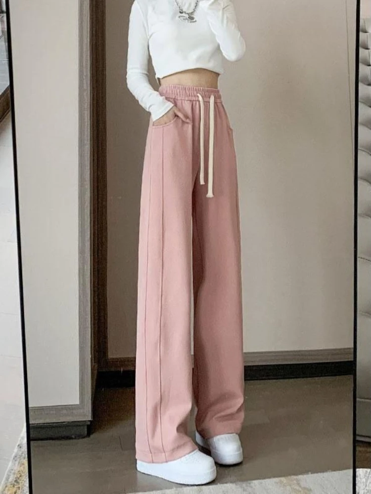 Simple Sporty Women's 2026 Spring Summer New Casual Straight Cargo Pants Flowy Wide Leg Loose Fit Versatile Trousers
Simple Sporty Women's 2026 Spring Summer New Casual Straight Cargo Pants Flowy Wide Leg Loose Fit Versatile Trousers