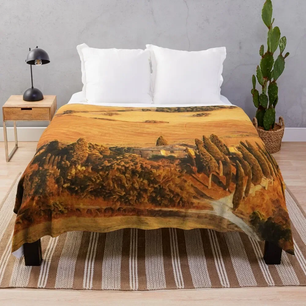 Vineyards in Tuscany Throw Blanket Fade Resistant Durable Throw Blanket
Vineyards in Tuscany Throw Blanket Fade Resistant Durable Throw Blanket