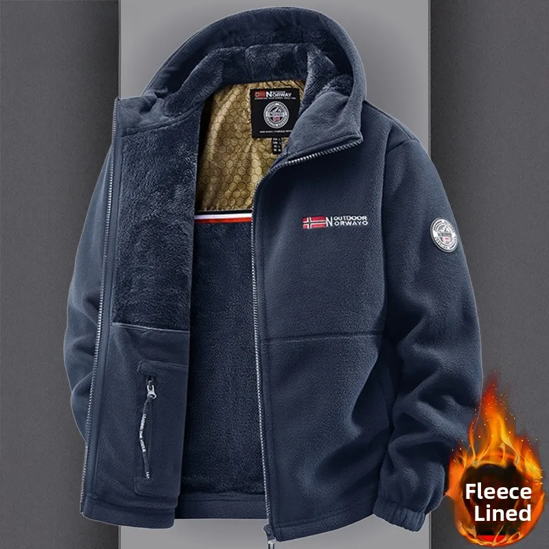 Men's Fce Lined Hooded Open Cardigan Sweatirt Thiened Windproof Warm Outdoor Sports Casual Faion Urban Sle Polyest...
Men's Fce Lined Hooded Open Cardigan Sweatirt Thiened Windproof Warm Outdoor Sports Casual Faion Urban Sle Polyest...