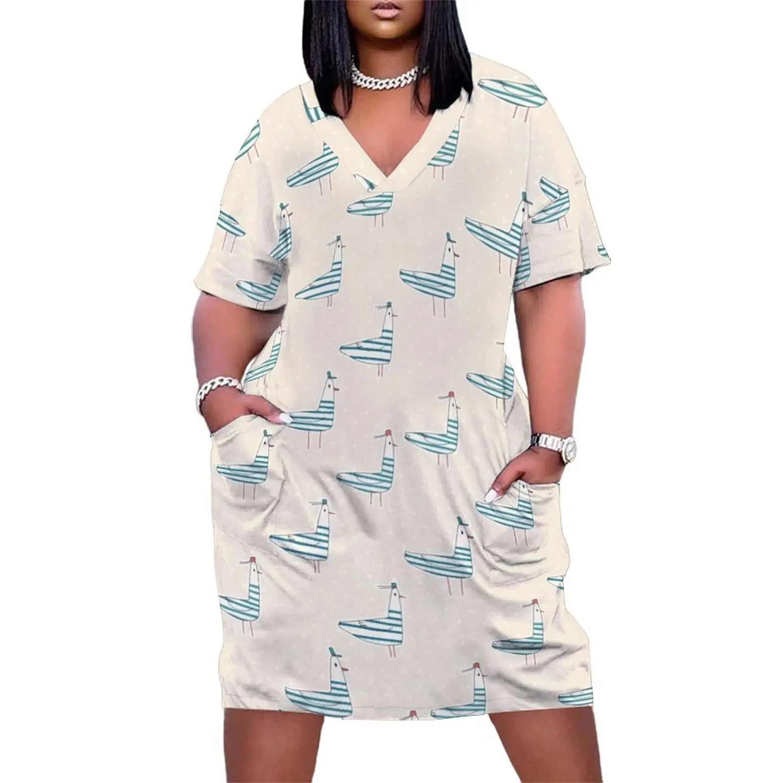 Seagulls Loose Pocket Dress summer women's dress 2025 summer dresses ladies 2025 clothes for woman
Seagulls Loose Pocket Dress summer women's dress 2025 summer dresses ladies 2025 clothes for woman