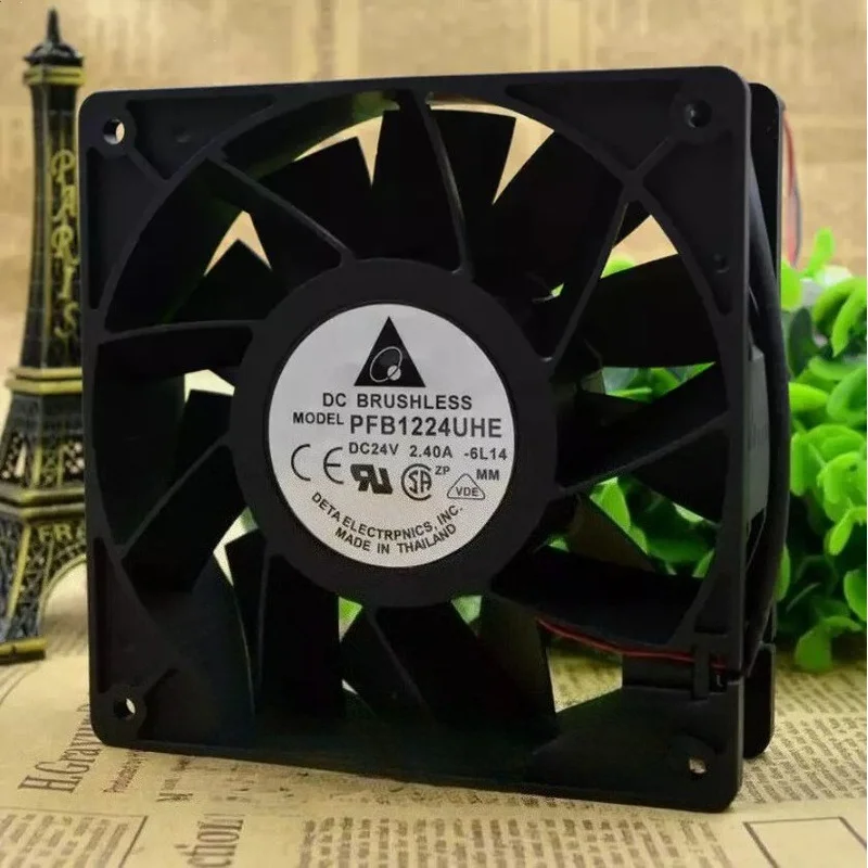 Delta BRUSHLESS MODEL PFB1224UHE 12038 DC 24v 2.40a 12cm Violence Inverter Fan
Delta BRUSHLESS MODEL PFB1224UHE 12038 DC 24v 2.40a 12cm Violence Inverter Fan